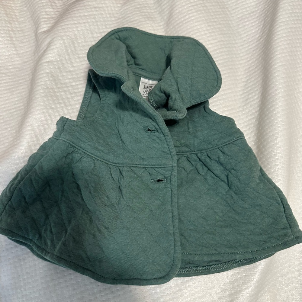 Green Quilted Vest